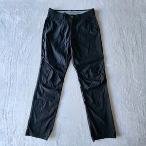 Sierra Designs Inyo Stretch Pants Womens Large Nylon Outdoor Hiking Travel Black